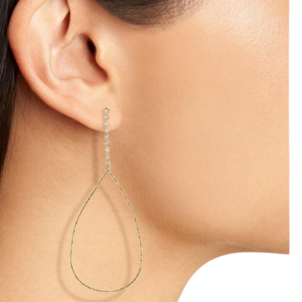 Panacea‎ Hammered Teardrop Earrings NWT